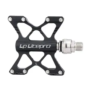 Fahrrad-Lager pedal aus Aluminium legierung Litepro K5 Schnellverschluss-Faltrad pedal zum Zusammenklappen/Rennrad