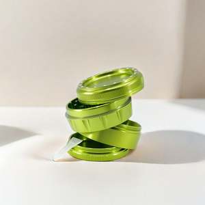 เครื่องบดสมุนไพรแบบใหม่ ปี 2024 ขนาด 63 มม. อุปกรณ์สูบบุหรี่ บดสมุนไพร บดยาสูบ  โลโก้สั่งทำได้  วัสดุอะลูมิเนียม - Product Image 3