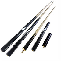 Queues de billard et étui professionnel 9mm 10mm 11.5mm bâton de billard en Fiber de carbone 3/4 bois articulés bâton de queue de billard