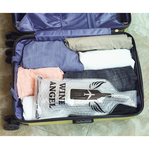 Protector de botella de vino reutilizable OEM personalizado al por mayor, protectores de paquete de 6 botella de vino, protector de viaje, bolsa de piel de vino para España Great Western - Product Image 3