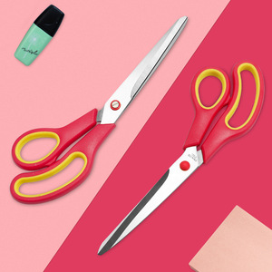 Office Scissors 9.5-Inch Stainless Steel Straight Head For Home Paper Cutting Craft Use - Product Image 1