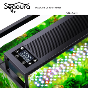 Lámpara <span class=keywords><strong>LED</strong></span> para <span class=keywords><strong>Acuario</strong></span> Seaoura SR-628 de Aleación de Aluminio, Modelo 24/7 con Modo Amanecer/Atardecer, Espectro Completo WRGB para Plantas, con <span class=keywords><strong>Pantalla</strong></span> LCD - Product Image 1