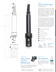 Probe Oksigen Terlarut Galvanik Italia HANNA Baru dan Asli HI76409/04 HI76409/10 untuk HI9147 - Product Image 2