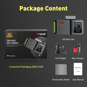 Antuxing HD WiFi GPS Tablero Cámara Venta superior 1080P 2K 4K IPS Pantalla Dash Cam Video <span class=keywords><strong>Recorder</strong></span> para autos - Product Image 2