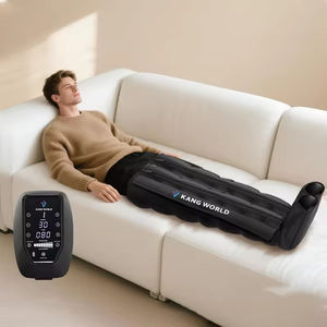 Masseur de jambes à compression d'air rechargeable à 8 chambres avec contrôle de la minuterie pour la récupération musculaire des athlètes et des personnes qui restent longtemps debout – Haute qualité - Product Image 1