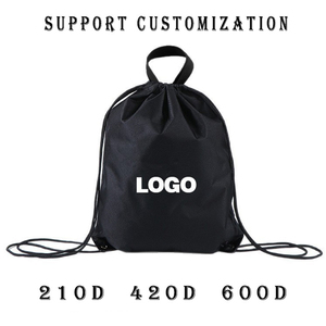 Custom Logo Size <b>Waterproof</b> Polyester <b>Drawstring</b> <b>Bag</b> for Gym Sports <b>Drawstring</b> Backpack Promotional Gifts <b>Drawstring</b> Fabric <b>Bags</b> - Product Image 2