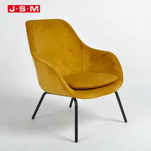 Fauteuil de loisirs en cachemire, siège simple, moderne, pour salle de conférence française,