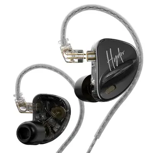 CCA Hydro 2DD + 8BA earphone kabel Hybrid, earphone nirkabel HIFI musik IEM, teknologi Divisi frekuensi elektronik untuk Audiophile