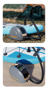 Nueva bomba eléctrica de paleta de doble etapa de 20PSI del fabricante, <span class=keywords><strong>inflador</strong></span> de aire más rápido, deflación, accesorios de paddleboarding de pie - Product Image 4