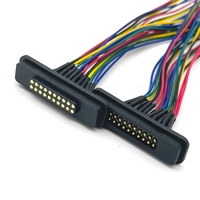 Connecteur magnétique DC Pogo Pin 12 broches 20 broches 2A, mâle-femelle, avec câble, prise d'alimentation DC à ressort avec bornes