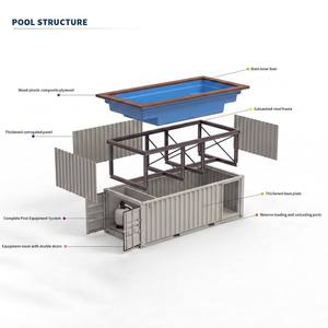 <span class=keywords><strong>Piscine</strong></span> modulaire en <span class=keywords><strong>acier</strong></span> préfabriqué de 6m, 8m, 12m de long pour villa et jardin - Product Image 3
