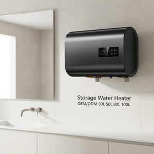 <span class=keywords><strong>Chauffe</strong></span>-<span class=keywords><strong>eau</strong></span> électrique mural à double réservoir plat et mince 40/50/60/80L, avec réservoir intérieur émaillé, classe d'efficacité énergétique - Product Image 1