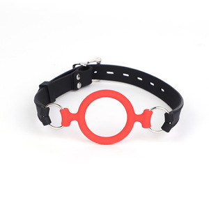 Silicone Mouth Ring Adult Gag Training Device For Passionate Domination With <b>Biting</b> Ring Feature - Product Image 5