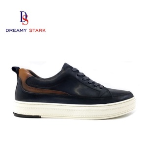 Chaussures en cuir de vache véritable bicolores pour hommes, logo personnalisé, baskets faites à la main, respirantes, chaussures de marche, chaussures de mariage, confortables et souples - Product Image 4