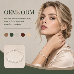 Bracelet en chaîne dorée avec perles ovales d'aventurine, élégant, pour femme, usage quotidien, personnalisable, vente en gros OEM/ODM - Product Image 1