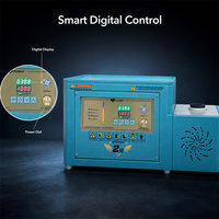 Appareil de fusion portable 2 kg pour or et argent, à induction électrique, avec pompe à eau et contrôle numérique, 220V 50Hz, équipement à économie d'énergie