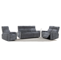 PUZE Luxuriöses Italienisches Design Modernes Chesterfield 123-Sitzer Sofa-Set für Zuhause, Villa und Hotel, Modulares Leder-Set mit Knopfheftung für Schlafzimmer und Wohnzimmer