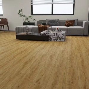 Suelo de PVC Impermeable con Diseño de Madera, Rectangular, Sistema de Clic Doble, Diseño Minimalista, para Interiores, para Dormitorio - Product Image 5