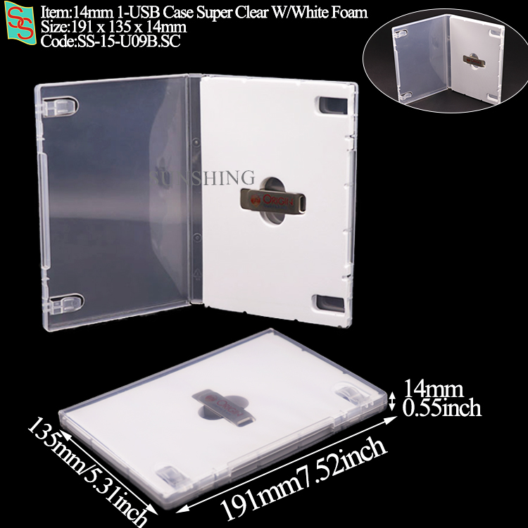U09B 1-USB Case W/White Foam