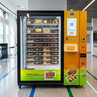 Máquina Expendedora de Comida Caliente JFP, Microondas Comercial, Servicio Autoservicio las 24 Horas, con Calefacción, para Oficina, Hospital, Escuela