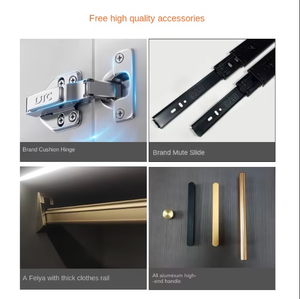 Comodino in Legno dal Design Moderno e Minimalista, Arredamento Ecologico per Camera da Letto, Mobile con 2 Cassetti per Stoccaggio - Product Image 5