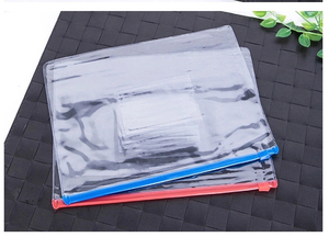 2021 Tùy Chỉnh Zip Khóa Tập Tin Túi A5 PVC Rõ Ràng Giữ Tập Tin - Product Image 3