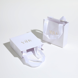 Wholesale Custom logo Eco-friendly <b>Paper</b> Bags, Gift Storage <b>Packaging</b> Bags, Clothing, Shoes, Jewelry, Shopping Bags - Product Image 2