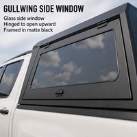 Capot de camionnette modulaire OEM, kit de toit rigide noir mat, portes latérales à charnières, rail de toit, ajustement personnalisé