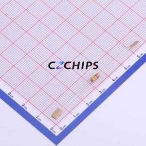 Resistencia de Orificio Pasante CF1/4W-4.3Kohm 5%T52, Componente de Orificio Pasante (THT), Película de Carbono de 2.3x6.5mm, 4.3kOhm 5% 250mW - Product Image 2