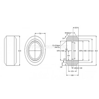 Roda Mini v Xtreme POM presisi tinggi untuk Printer 3D dan CNC Router rel v-slot Openbuilds