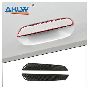 Per 2022 BMW serie 4 vera fibra di carbonio accessori esterni per auto doppia porta senza foro di rilevamento copertura maniglia esterna - Product Image 1
