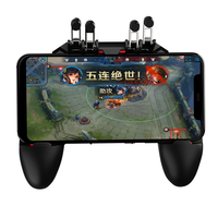 Déclencheur de jeu MEMO AK66 avec design mécanique en alliage d'aluminium pour les jeux mobiles PUBG, contrôleur de jeu