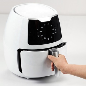 Freidora de Aire Redonda de 5.5L con Pantalla Táctil Inteligente y Contenedor de Aceite Desmontable, Sin Aceite - Product Image 3