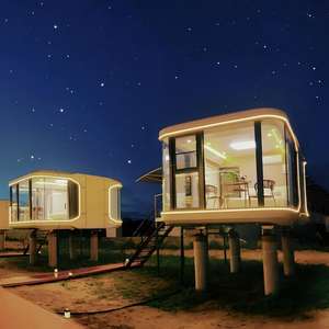 Capsule de couchage, boîte spatiale, maison conteneur, anti-humidité, respirante, moderne, pour bureau, maison, villa - Product Image 4