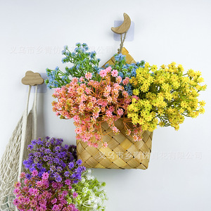 Fleurs artificielles ciel étoilé simulé, 29 cm de haut, style naturel, pour décoration de mariage et de maison, en plastique réutilisable - Product Image 1