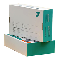 Boîte d'emballage personnalisée en carton ondulé recyclable pour petits appareils électroniques, imprimée UV, pliable, échantillons gratuits