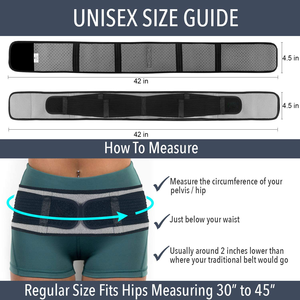 महिलाओं और पुरुषों के लिए कूल्हों स्लिमिंग बेल्ट श्रोणि समर्थन बेल्ट - Product Image 6