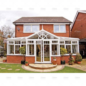 Serre en verre écologique en aluminium allié avec revêtement en poudre, style victorien, pour hôtel et jardin de villa - Product Image 1