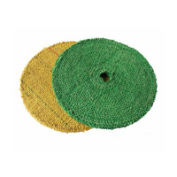 Roue de polissage en sisal 200mm 300mm roue abrasive en sisal polissant l'acier inoxydable