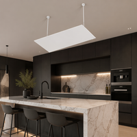 Panneaux Radiants Électriques Infrarouges OEM CE en Gros, Personnalisables, à Fixation Murale ou au Sol, avec Contrôle Intelligent par Application WiFi, pour Plafond