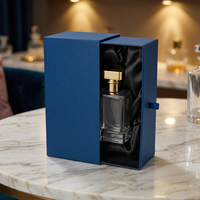 Boîte à parfum écologique recyclable personnalisée avec impression UV sur papier, emballage haut de gamme à fermeture magnétique pour parfum