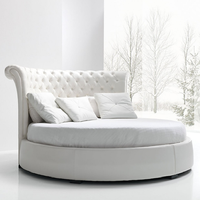 Matelas rond de qualité supérieure, taille complète, queen size, 12 pouces, matelas en mousse à mémoire de forme à poches, pliable dans une boîte, matelas en gros