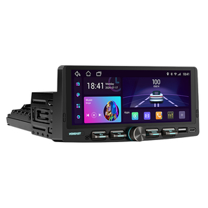 2025 thiết kế mới 6.86 "1280*480 không dây <span class=keywords><strong>Android</strong></span> Auto Car DVD MP5 Máy nghe nhạc cho Carplay - Product Image 5