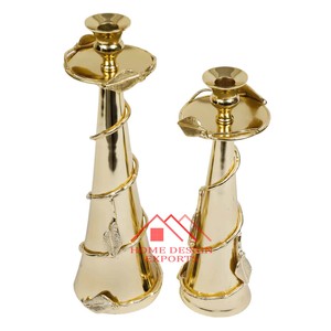 <b>Floor</b> Centerpieces Decorative High Quality Metal Gold Candelabra for <b>Floor</b> Shiny Brass Polished <b>Candle</b> Pillar <b>Holder</b> - Product Image 5
