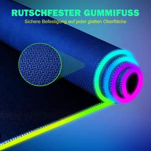 لوحة ماوس لاسلكية للشحن بتقنية RGB كبيرة الحجم مخصصة 3 في 1 مقاومة للماء للألعاب - Product Image 3