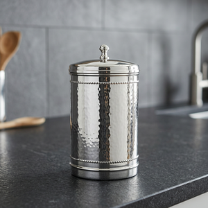 Conteneur en laiton plaqué argent - Product Image 2