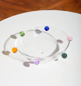 Großhandel benutzer definierte mund geblasen Boro silikat transparent kreative Glasplatte Dessert Schüssel Glas Candy <span class=keywords><strong>Bowl</strong></span> - Product Image 3