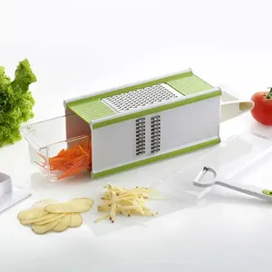 MARAVILHOSO 2024 Venda Quente Cozinha Gadgets Plástico Multifuncional Cebolas Batata Fruta Vegetal Slicer Cortador Ralador Chopper
