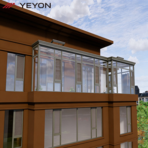Solárium <span class=keywords><strong>de</strong></span> Techo Plano YEYON con Vidrio Low-E y Marco <span class=keywords><strong>de</strong></span> Aluminio, Ecológico y Anticorrosión, para Villas, Apartamentos y Balcones - Product Image 1