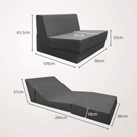 Sofá Modular de Diseño Moderno, Lavable y Desmontable, de Lujo, para 3 Personas, Sofá Cama